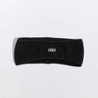 Våga Fleece Headband in black – laid flat, front view