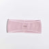 Våga Fleece Headband in dusky pink – laid flat, front view