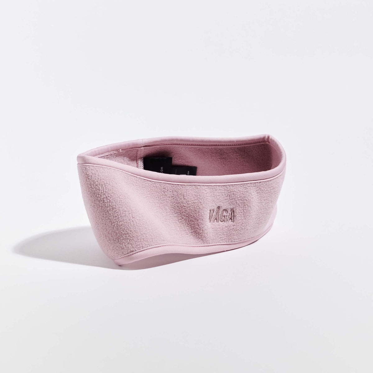 Våga Fleece Headband in Altrosa – stehend, Blick auf die Innenseite