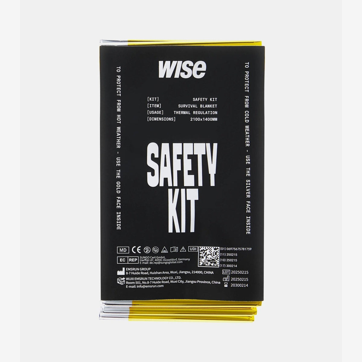 Wise Survival Blanket (210x140cm) | Trail.nl
