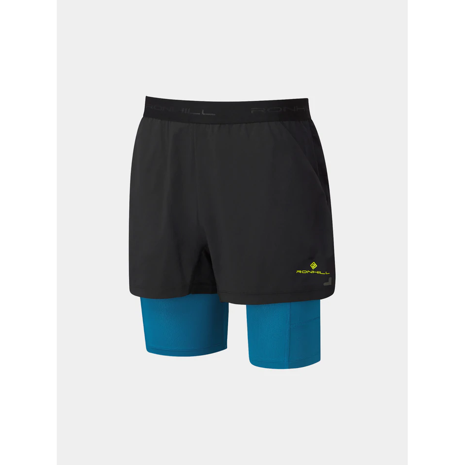 Ronhill | Tech Ultra Twin Short | 2-in-1 Shorts | Heren | Trail.nl
