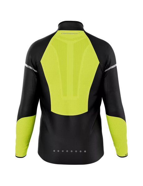 Compressport | Hurricane Windproof Jacket Flash | Windstopper | Heren | Trail.nl