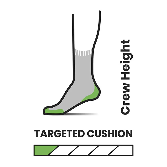 Smartwool | Run | Cold | Crew | Targeted Cushion | Hardloopsokken | Trail.nl