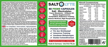 Saltolyte | Prime Caps | Zout en Elektrolyten | Met Caffeine | Trail.nl