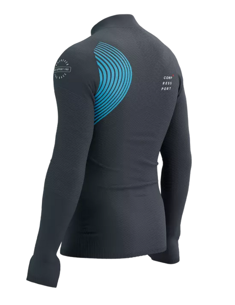 Compressport | Winter Trail Postural LS Top | Longsleeve | Heren | Trail.nl